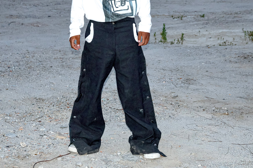 Press-on trousers