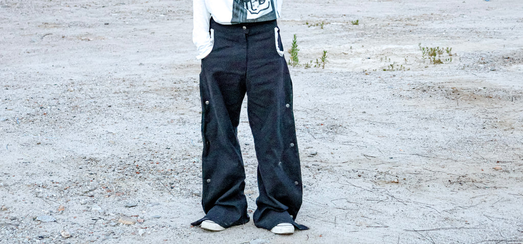 Press-on trousers