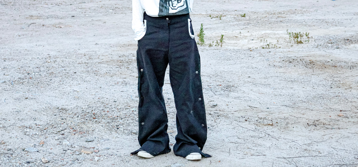 Press-on trousers