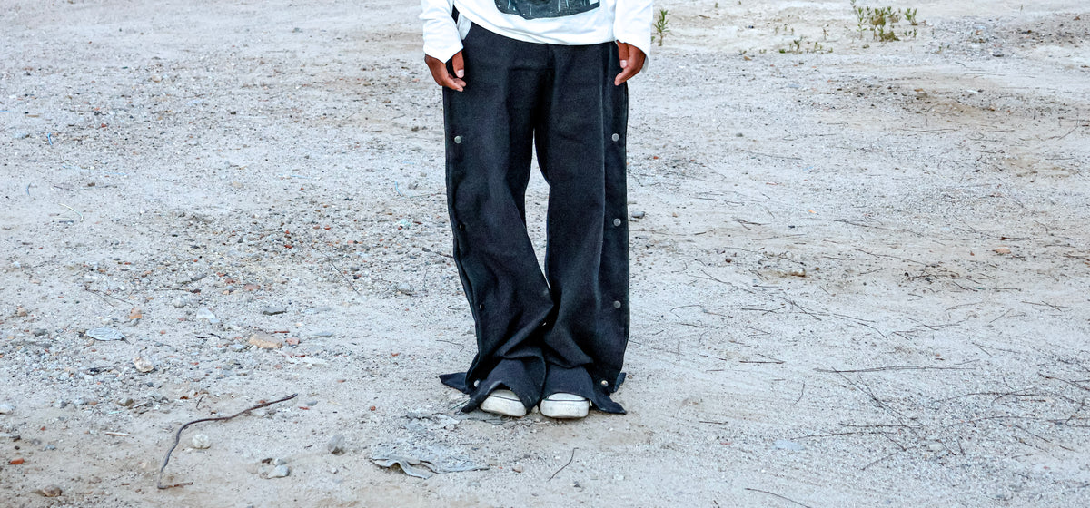 Press-on trousers