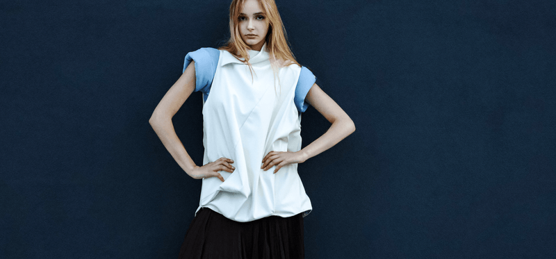 Back-striped vest